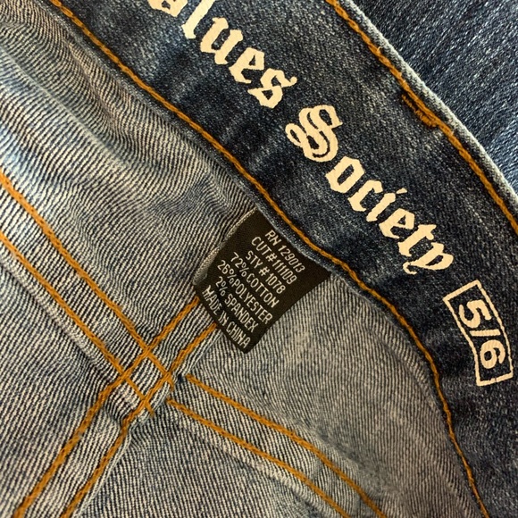 Blues Society Size Woman 5/6 Skinny Jeans - Picture 6 of 6